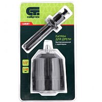 Патрон для дрели БЗП 1-10 мм, 1/2, адаптер SDS Plus Сибртех  картинка